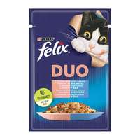 Félix Fantastic Duo alutasakos macskaeledel, lazac és szardínia ízesítéssel 85g