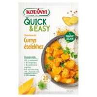 Kotányi Hungária Kft. Kotányi Quick&Easy fűszerkeverék currys ételekhez 20g