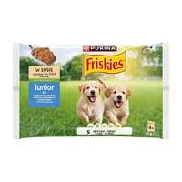 Friskies Junior kutyaeledel, aszpikos, csirkével és sárgarépával 4x85g