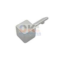 Dural Proquadrat EQZS 100 négyzet külső sarok matt ezüst élvédőhöz 10mm (proeqzs100)
