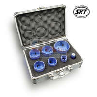 SKT Diamond-Tools SKT PRO gyémánt lyukfúró készlet 14-25-35-40-45-51-67 mm +koffer (skt356006)