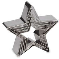 Csillag alakú nagy, fém kiszúró 5 db/ csomag