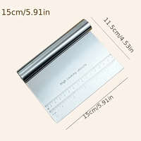 Trokser 15 cm-es mérőcsíkkal az alján,torta símító,tésztaosztó