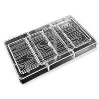 csoki és bonbonforma polikarbonát táblás fakéreg minta