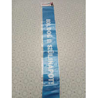 Party kellék.Kék Boldog szülinapot! felíratú vállszalag