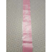 Party kellék.Rózsaszín 18. Boldog szülinapot! felíratú vállszalag