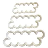 Fondant / Marcipán Rózsakészítő 3db-os