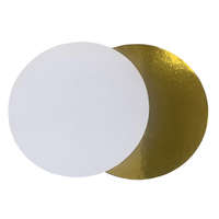 Torta alátét kerek 20cm Arany-Fehér (3mm,kétoldalas)