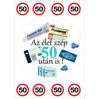 Torta ostya - "Az élet szép 50 után is " 144.