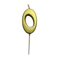 Gyertya arany "0" - dobozos