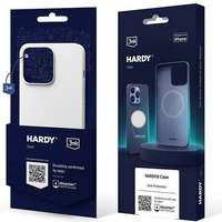 3MK 3MK Hardy tok iPhone 15 Plus / 14 Plus 6,7" ezüst-fehér MagSafe tok