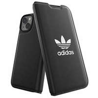 Adidas Adidas OR füzet tok BASIC iPhone 14 / 15 / 13 6.1" fekete-fehér 50181