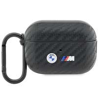 BMW BMW BMAP2WMPUCA2 AirPods Pro 2 gen tok fekete Carbon dupla fém logó
