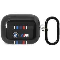 BMW BMW BMAP22SWTK AirPods Pro tok fekete többszínű vonalakkal