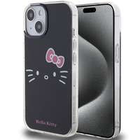 Hello Kitty Hello Kitty HKHCP15SHKHLK iPhone 15 / 14 / 13 6.1" fekete keménytok IML Kitty Face IML Kitty Face