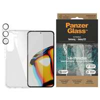PanzerGlass PanzerGlass csomag 3 az 1-ben Samsung Galaxy S23 S911 Hardcase + Képernyővédő + Kamera objektív 0433+7315 tok