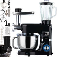 Ruhhy Ruhhy konhyai robotgép fűtött tállal, turmix géppel, húsdarálóval, kiegészítőkkel, 2300W