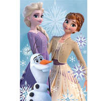 Disney Jégvarázs polár takaró - Olaf Anna és Eza mintával 100x150cm