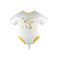 Fólia lufi Baby romper - Hello Baby, 51x45cm, fehér