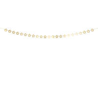 Garland Stars, arany, 3 m