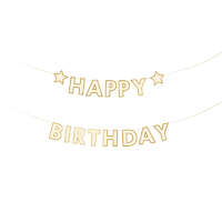 Banner Happy Birthday mix, 220x14.5 cm