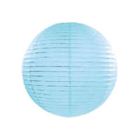 Halványkék papír lampion gömb 25 cm