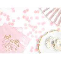 Konfetti körök, világos rózsaszín, 15g