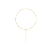 Fa felső karika, 24,5 cm