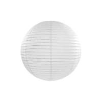 Fehér színű papír lampion 20 cm