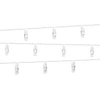 LED fotó klip lámpák, átlátszó, 1,4 m