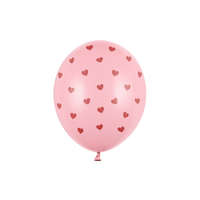 Balloons 30 cm, Hearts, Pastel Baby Pink (1 pkt / 6 pc.)