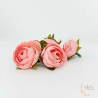 Boglárka virágfej - 3 cm - világos rózsaszín