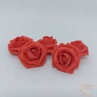  Polyfoam rózsa - 4 cm - piros