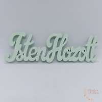 Isten hozott felirat - 15 cm - menta