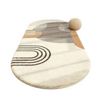 Puha műszőrme szőnyeg hálószobába, 120x50 cm, ovális 601099877606536