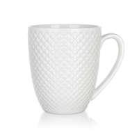 BANQUET DIAMOND LINE kerámia bögre, 410 ml, fehér 60322126