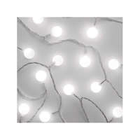 Elemes fehér golyós fényfüzér 10 LED - 1,5 m fehér 96015LIB-101WC
