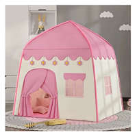 Gyerek játszósátor - Rózsaszín házikó design, 130×100 cm HU1352208