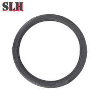 Kormányvédő – bőr, szürke, 38 cm KV-K1014