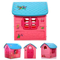 Méhecskés kerti játékház, Rózsaszín, nyitható ablakokkal és ajtóval, 120*113*111cm MKJ120