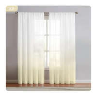 2 Paneles Függöny -Krémszín 132x241 cm UN04758-k