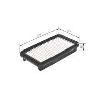 BOSCH légszűrő BOSCH F 026 400 201