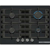 Bosch Bosch Serie 4 PNP6B6K40 főzőlap Fekete Beépített 60 cm Gáz 4 zóna