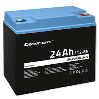 Qoltec LiFePO4 battery 12.8V, 24Ah, 307.2Wh,BM