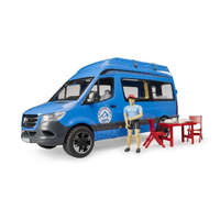 BRUDER MB Sprinter Camper mit Fahrer (blau)