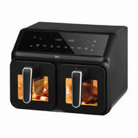 ELDOM Double fat-free fryer, 2200 W, capacity 8 l, LED display