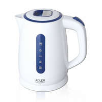 Adler Adler AD 1234 elektromos vízforraló 1,7 L 2200 W Kék, Fehér