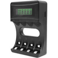 Qoltec Battery charger for Ni MH type R03 AAA R6 AA | 1800mA