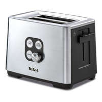 Tefal Tefal Equinox TT420D 7 2 szeletek száma Fekete, Rozsdamentes acél
