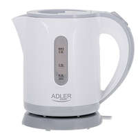 Adler Electric kettle 0,8l AD 1371g white-gray